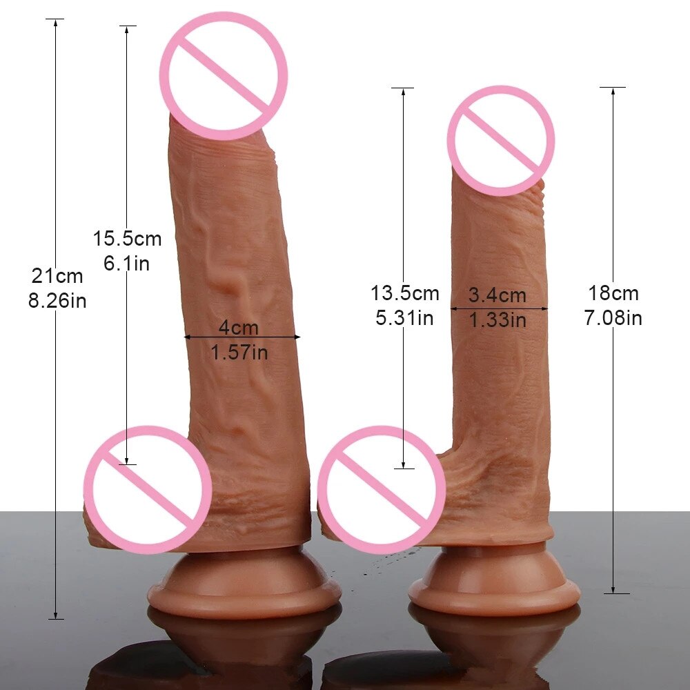 Skin Feel Attachable Silicone Dildo