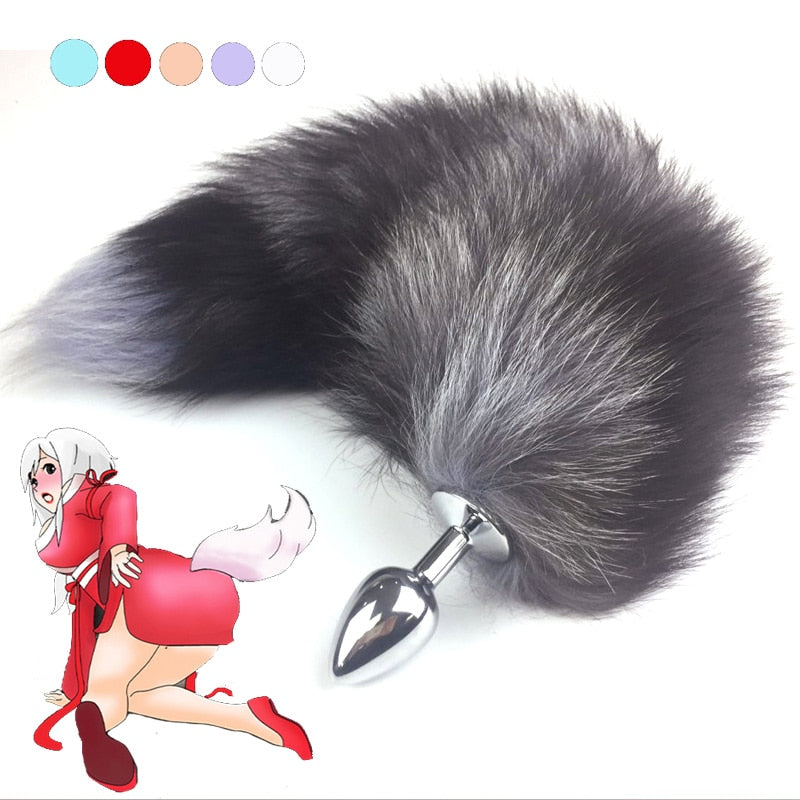 BDSM Fox Tail Butt Plug