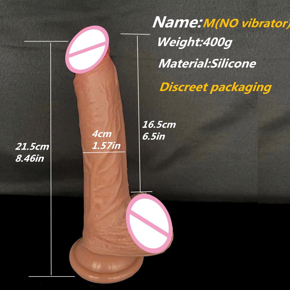 Skin Feel Attachable Silicone Dildo