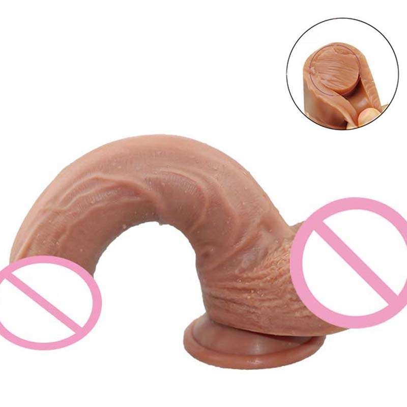 Skin Feel Attachable Silicone Dildo