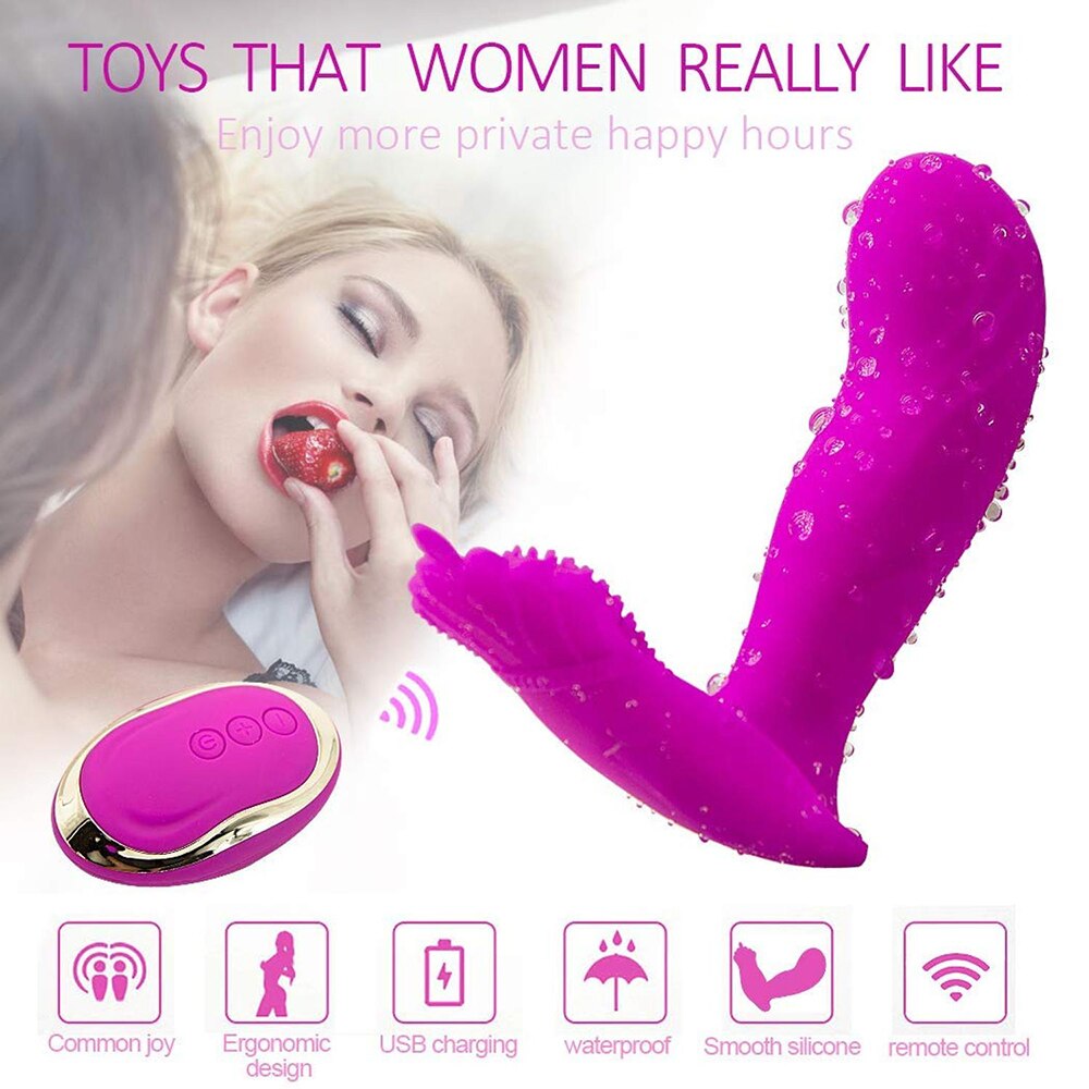 Wearable Silicone Clit & G Spot Vibrator by YEAIN