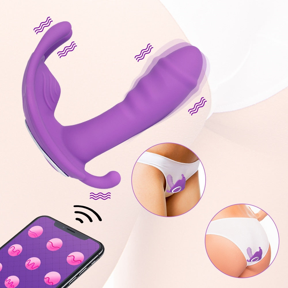 APP Control butterfly Vibrator by BOMBOMDA