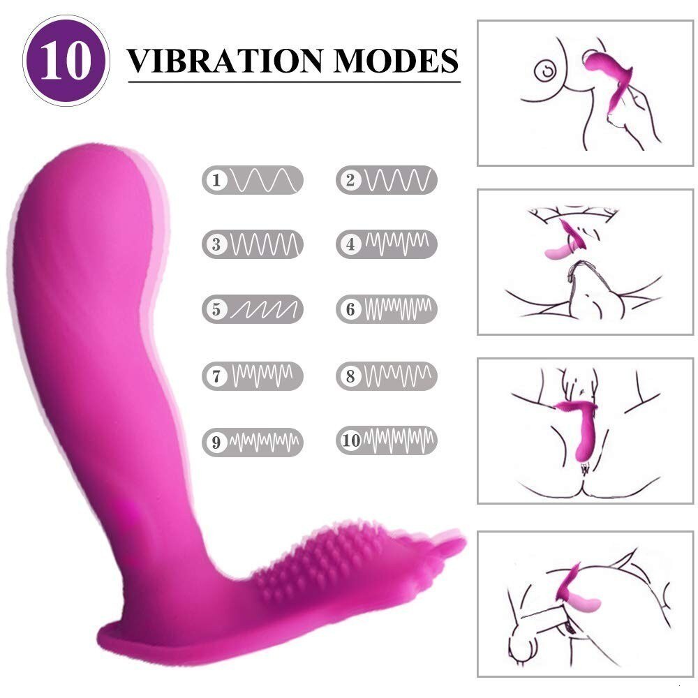 Wearable Silicone Clit & G Spot Vibrator by YEAIN