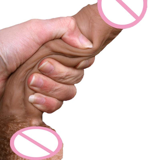 Skin Feel Attachable Silicone Dildo