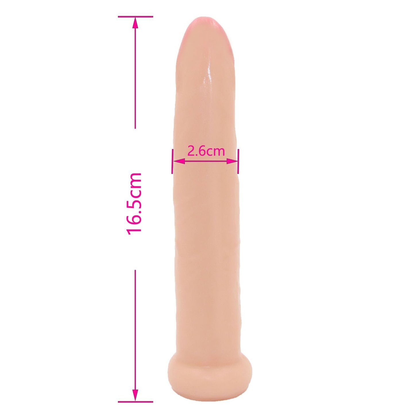 Silicone Suction Tip Dildo by Yema