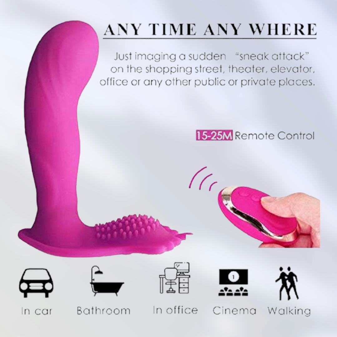 Wearable Silicone Clit & G Spot Vibrator by YEAIN