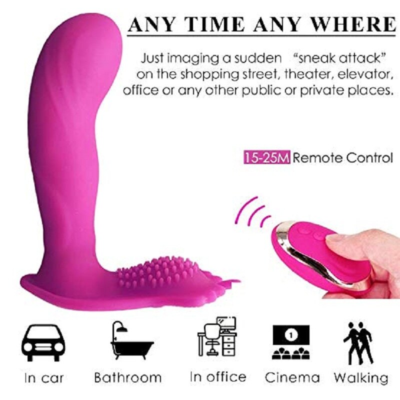 Wearable Silicone Clit & G Spot Vibrator by YEAIN